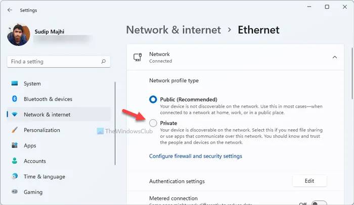 教你Windows11怎么更改网络配置文件类型？Windows11更改网络配置文件类型教程。