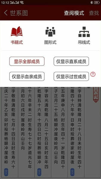 怀恩家谱截图1