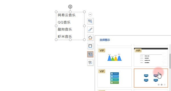 教你PPT中怎样把文字转成图示-PPT把文字转成图示的教程。