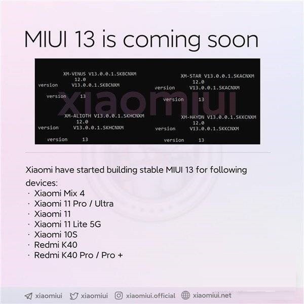 我来教你MIUI13首批适配机型有哪些?MIUI13首批适配机型大全。