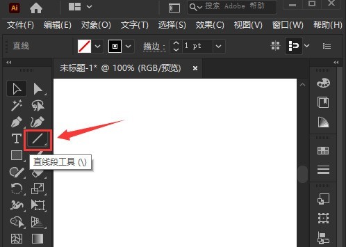 分享ai怎么将直线绘制成矩形-ai将直线绘制成矩形方法。