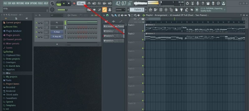 关于用FLstudio如何设置节拍-FLStudio教程。
