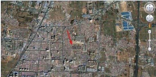 分享谷歌地球(google earth)从一点画半径500米范围圆的具体操作步骤。