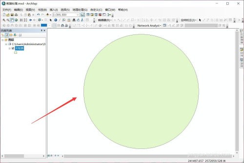 今天分享ArcGIS怎么将圆环等分-ArcGIS将圆环等分的简单方法。