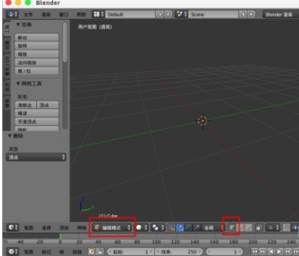 说说Blender缝合点线面的具体操作方法。
