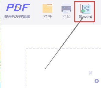 小编分享极光PDF阅读器怎么将文件改成word格式-将文件改成word格式的方法。