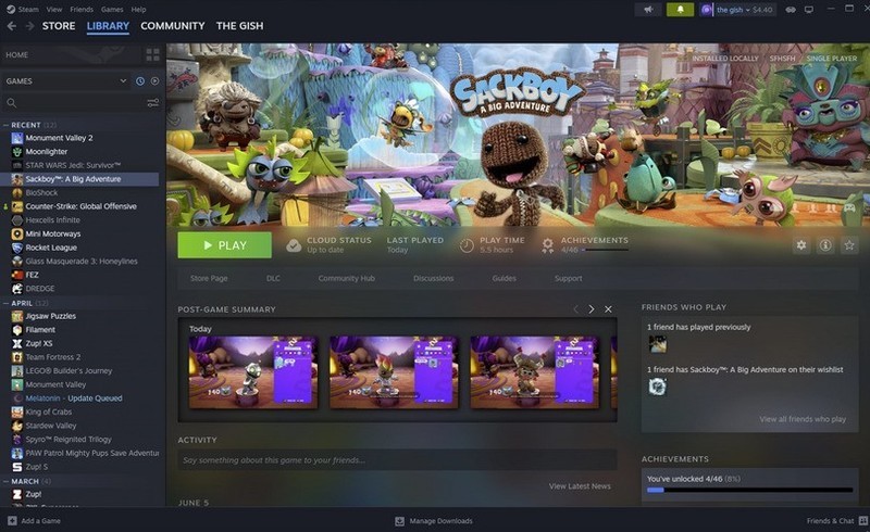 分享Steam桌面客户端测试版更新：新增笔记、在游戏中固定窗口功能。