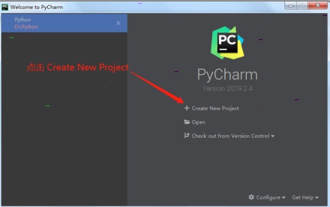 分享pycharm怎么创建新项目-pycharm创建新项目的方法。