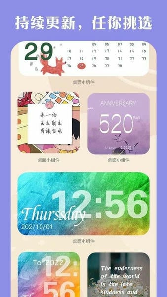 桌面小组件截图3