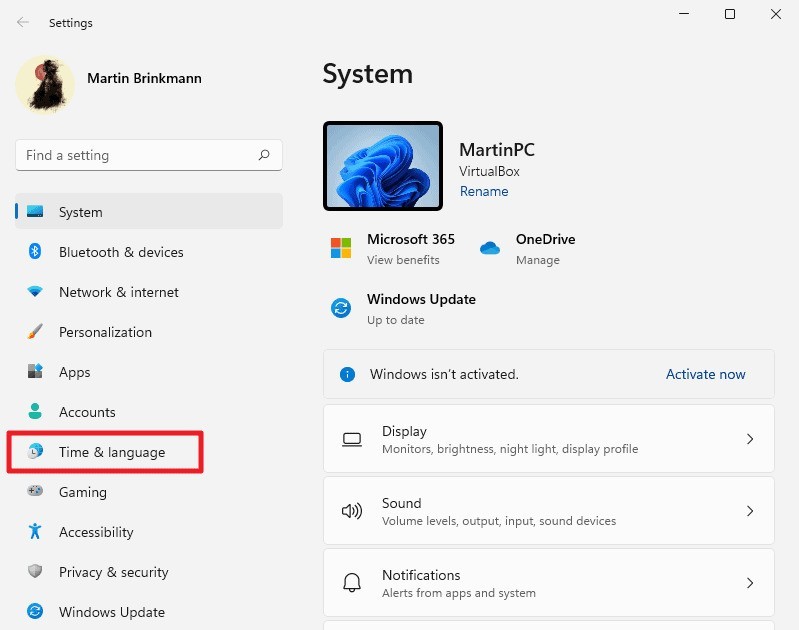 我来教你Win11如何更改界面语言?Win11更改界面语言方法。