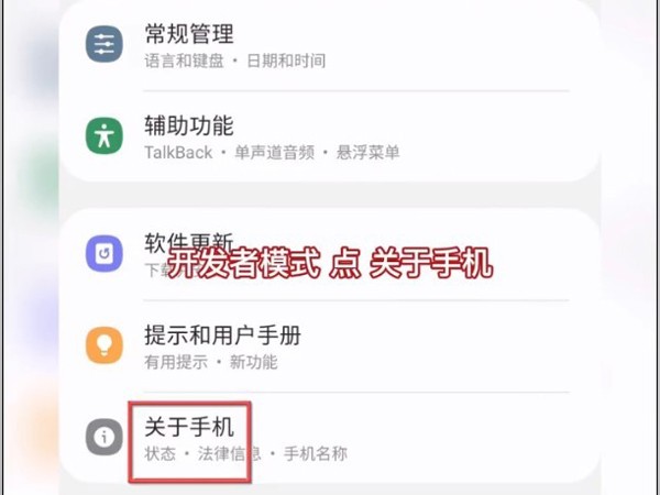关于三星s21如何进入开发者模式?三星s21进入开发者模式的方法。