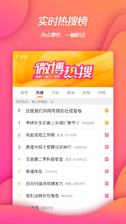 新浪微博直播app截图2