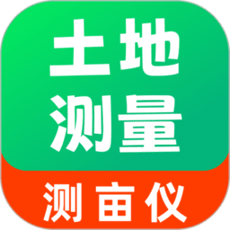 土地测量测亩仪图标