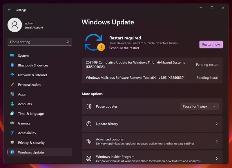 教你如何安装Windows 11 KB5005635?安装Windows 11 KB5005635的方法。